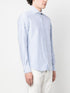 stripe-pattern long-sleeve shirt